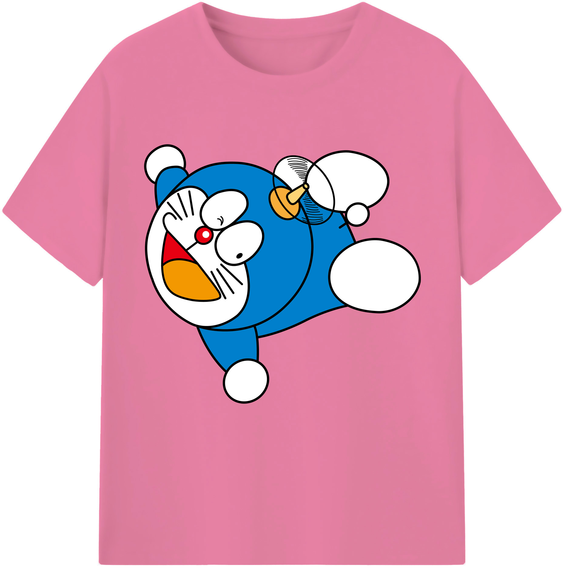 （画像用） ドラえもん Doraemon 綿100％半袖Tシャツ（フロントプリント）